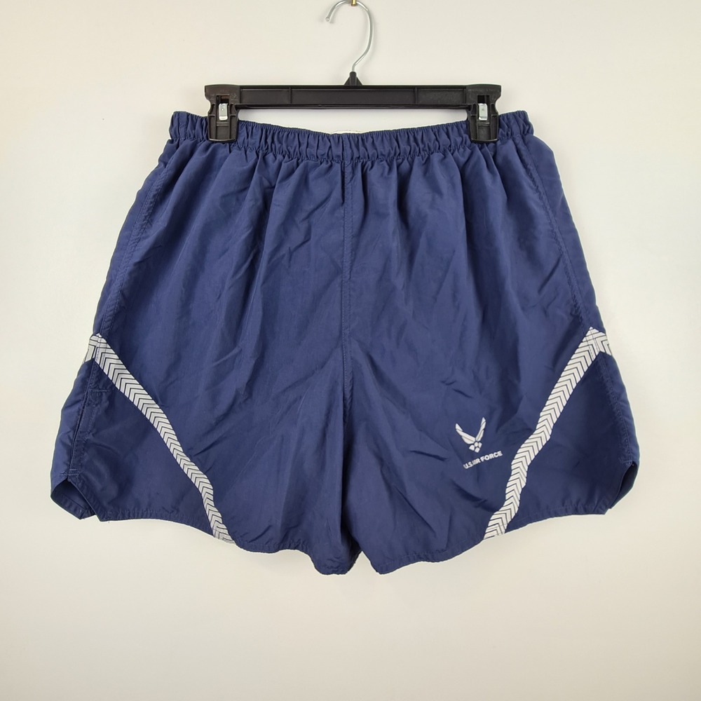 US Air Force PTU Physical Training Uniform Trunks Navy Blue Shorts XXL Vintage